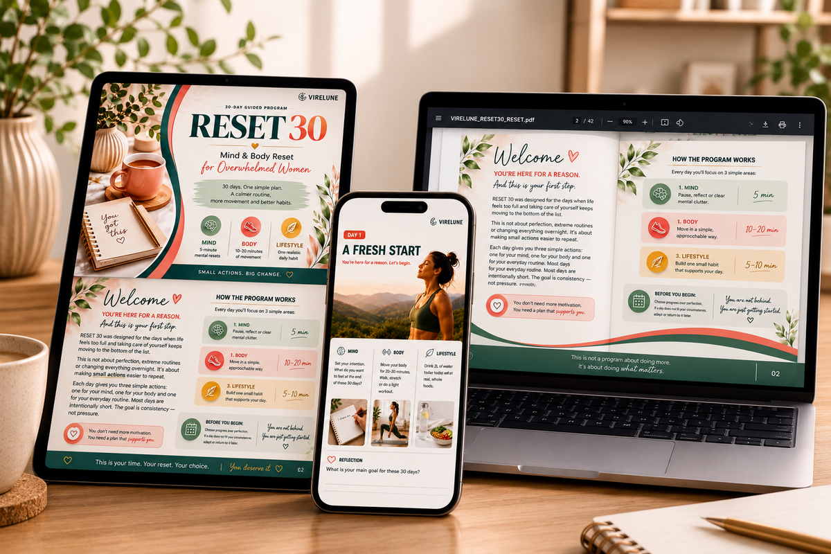 30-Day Mind & Body Reset — Digital Wellness Challenge